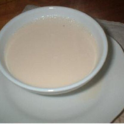 ミルクで入れた紅茶、リッチですね。
とても美味しかったです。ご馳走様！